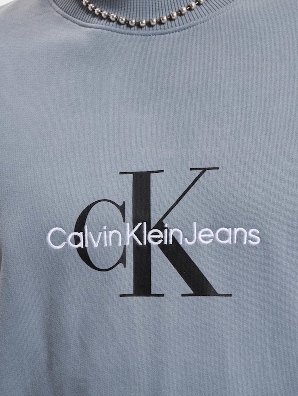 Calvin Klein Jeans Monologo Oversized Crew Neck Sweater-3