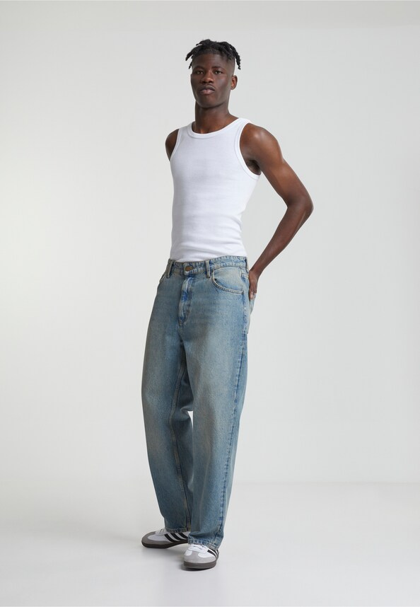Adrik Basic Baggy Jeans-4