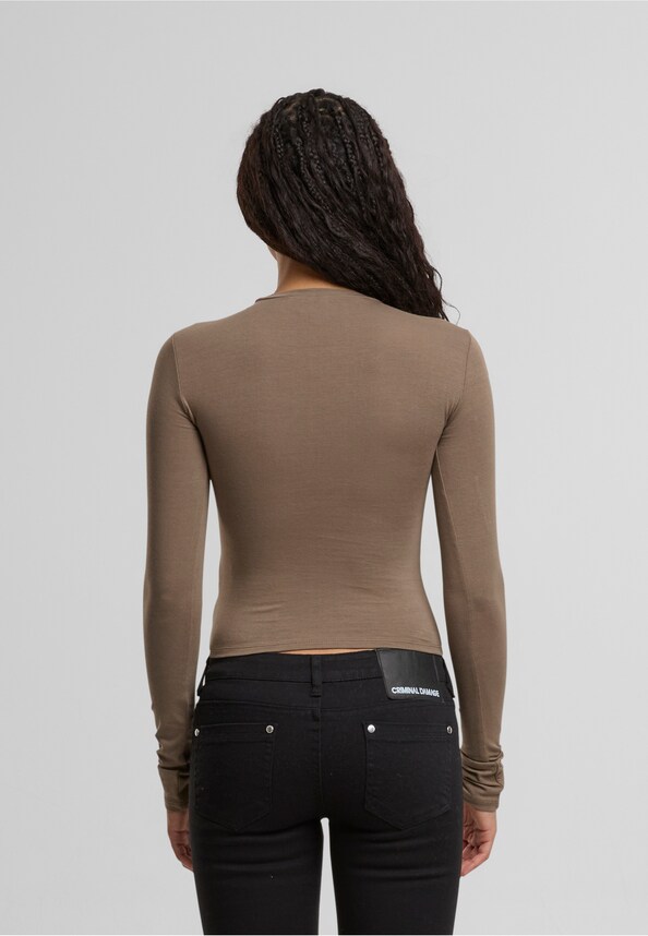 BASIC Tight Logo Longsleeve-1