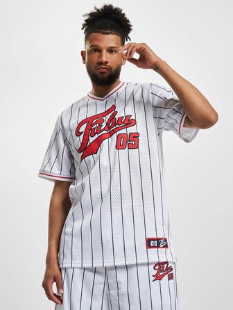 Varsity Pinstriped Mesh