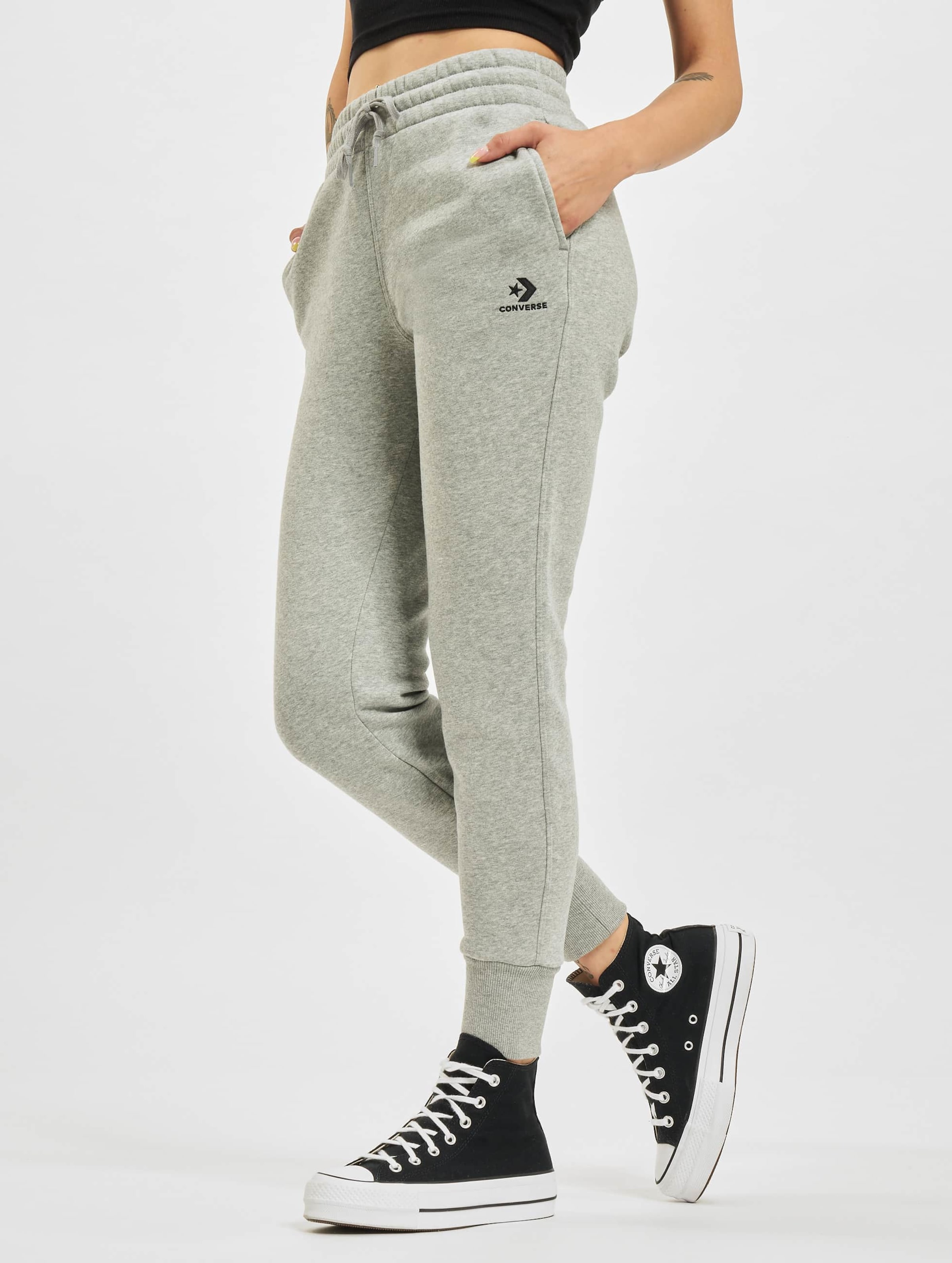 Womens grey converse discount joggers