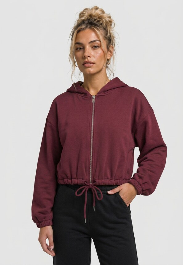 Ladies Fluffy Cropped-0