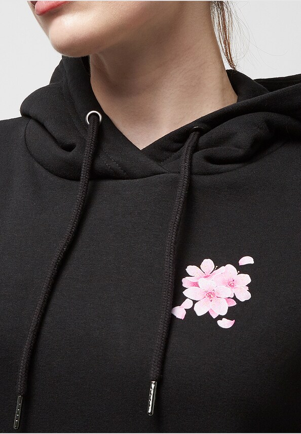 Sportswear Oversized Fleece Crop Hoodie Dance-3