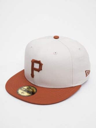 New Era White Crown 59Fifty Pittsburgh Pirates Fitted Cap