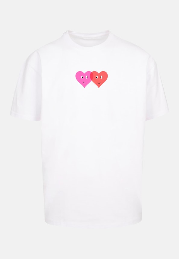 Hugs & Love - Two Hearts Heavy Oversize Tee-4