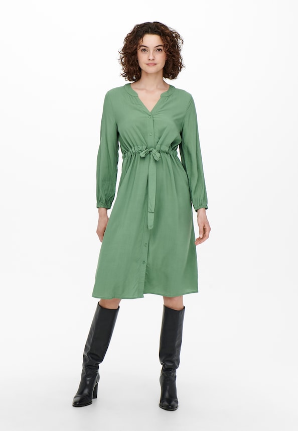 ONLY Damen V-Neck Kleid-0