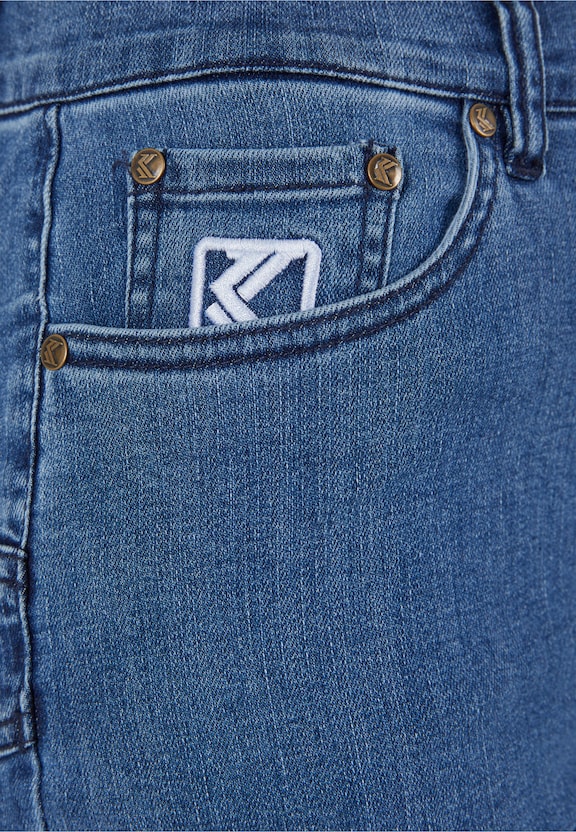 KW241-010-1 Karl Kani KK Og Star Flared Leg Denim-9