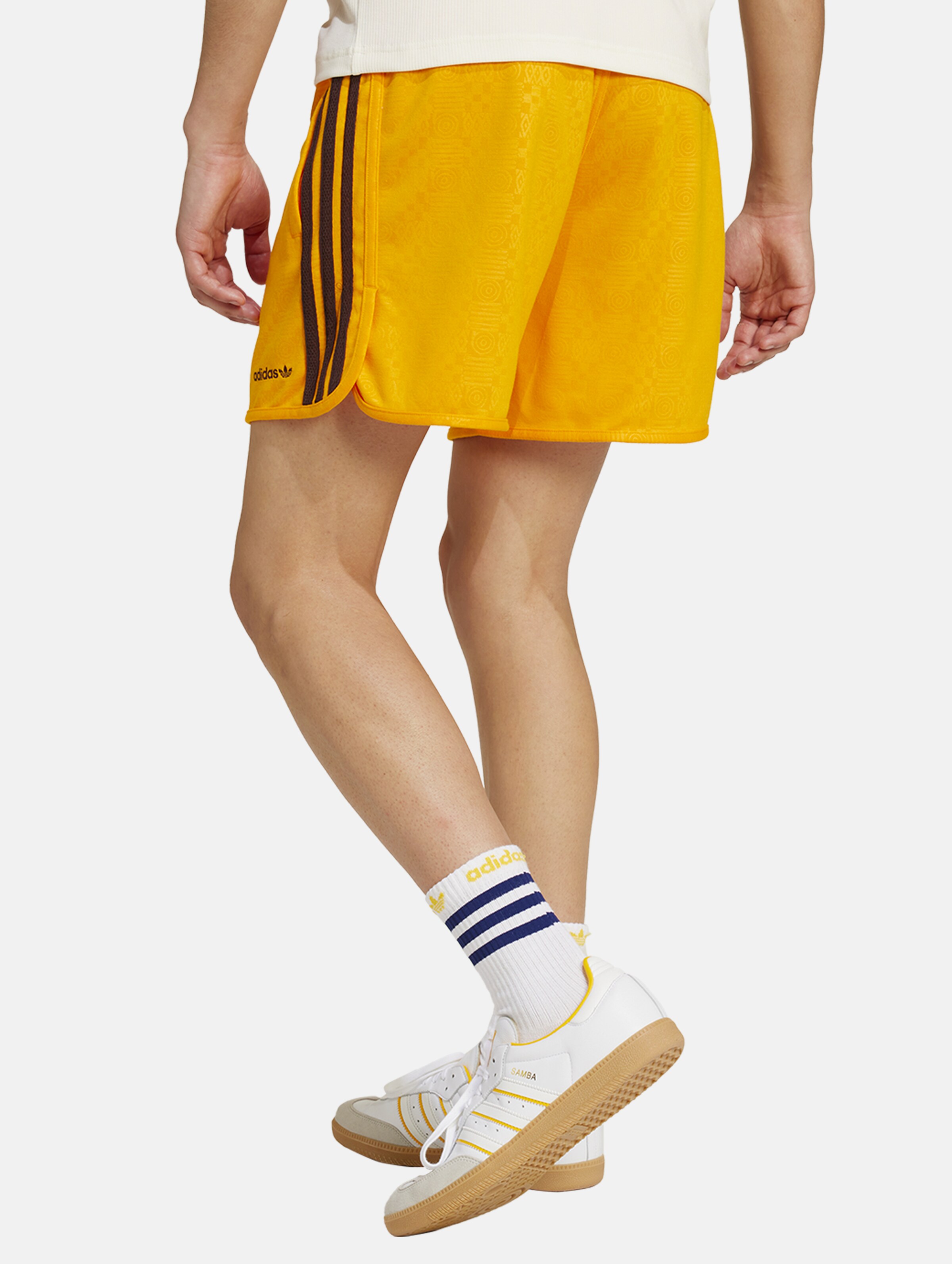 adidas Originals 80s Knit Sprint Shorts Männer,Unisex op kleur oranje, Maat L