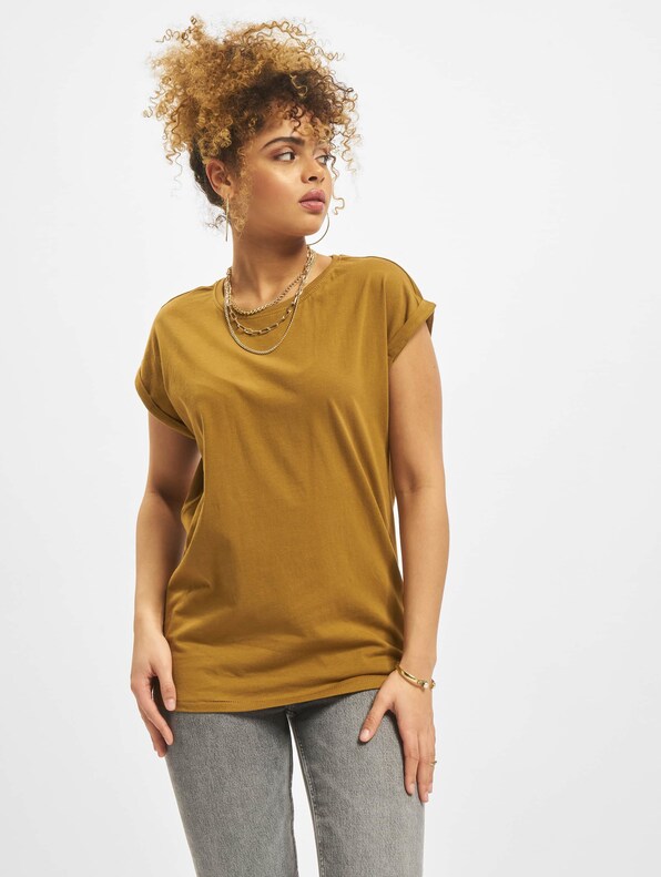 Ladies Extended Shoulder Tee-0