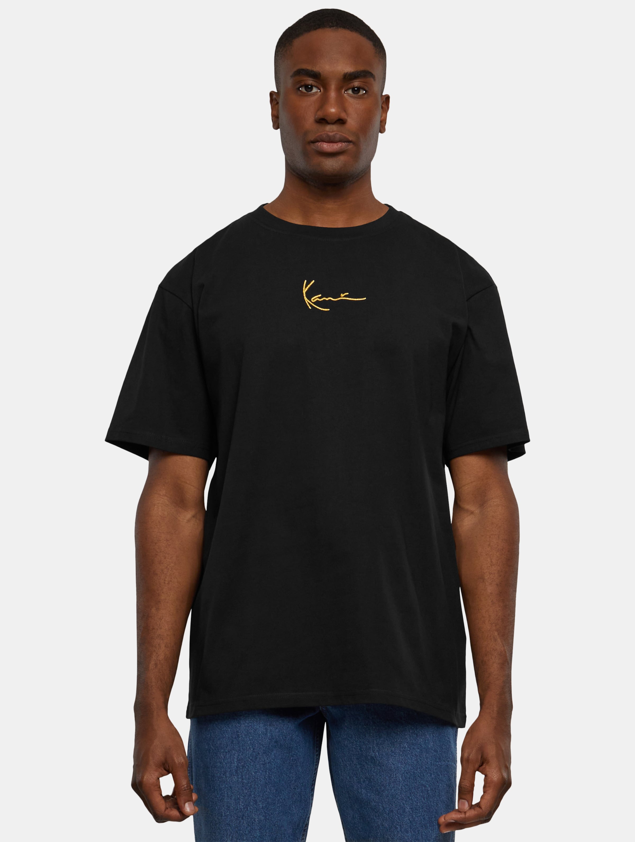 Karl Kani Small Signature G Logo T-Shirt op kleur zwart, Maat XS