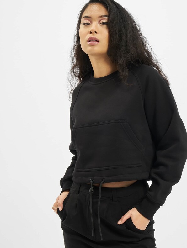 Ladies Oversized Short Raglan Crew-0