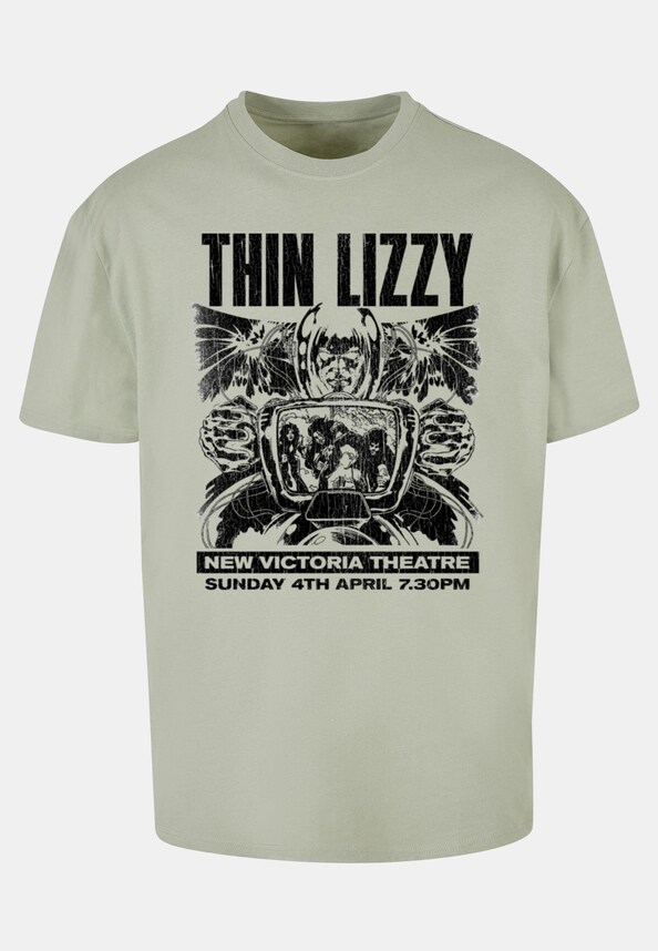 Thin Lizzy - New Victoria Theatre Heavy Oversize Tee-2