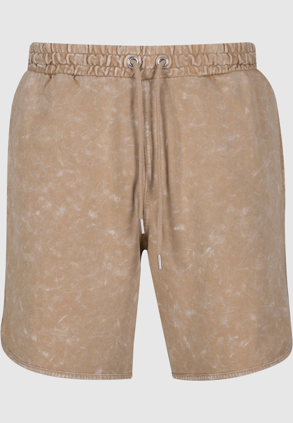 Washed Piped Shorts-6