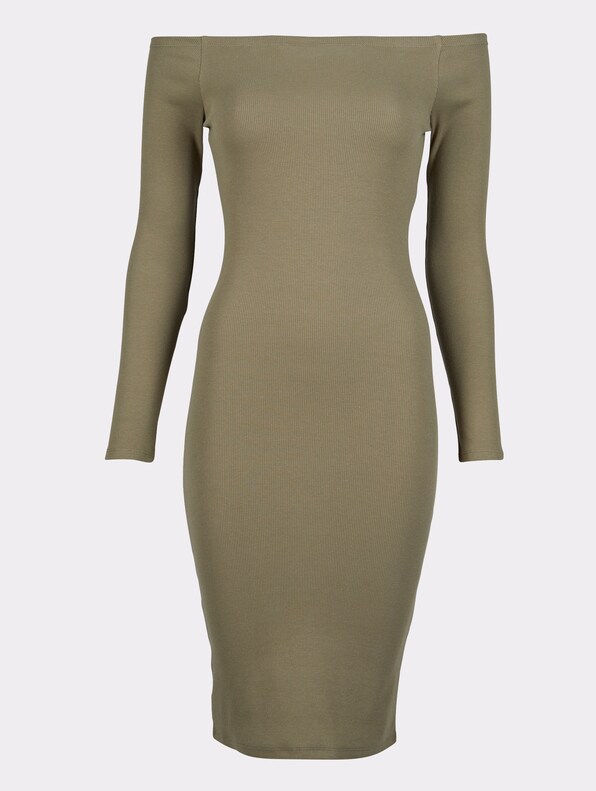 Off Shoulder Longsleeve Rib-3