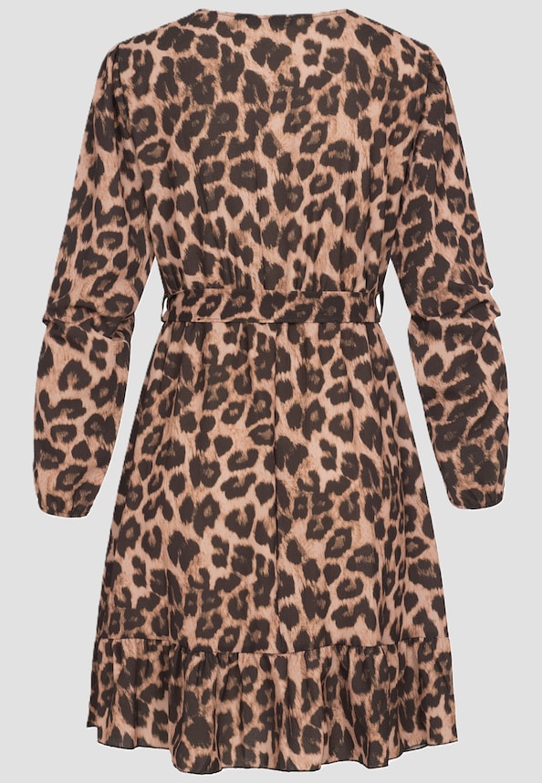 Cloud 5ive Dress in Wrap-Optic with tie belt-4