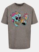 Rick And Morty - Eyeball Skull Acid Washed Oversized-0