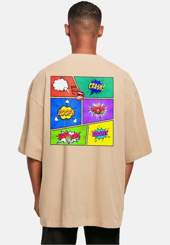 POD Book Comic Huge Tee-1