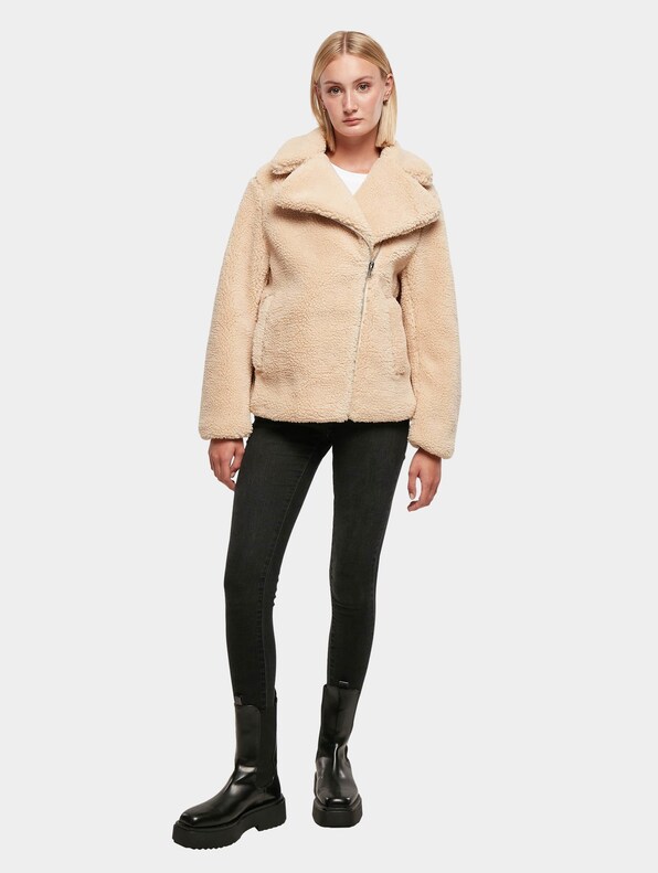 Ladies Sherpa Biker-3