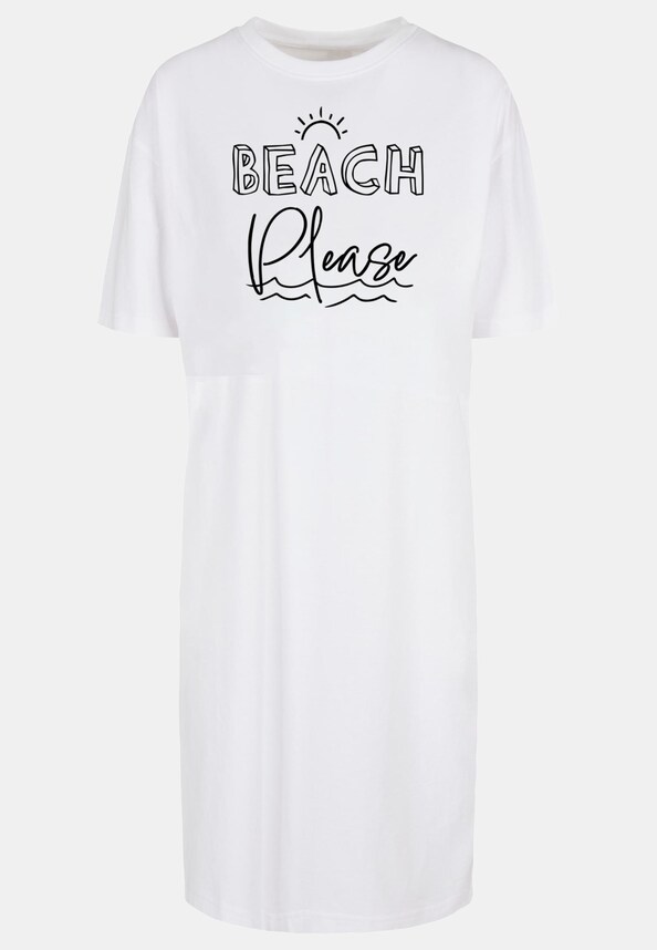 Ladies Beach Please Oversized Slit -2