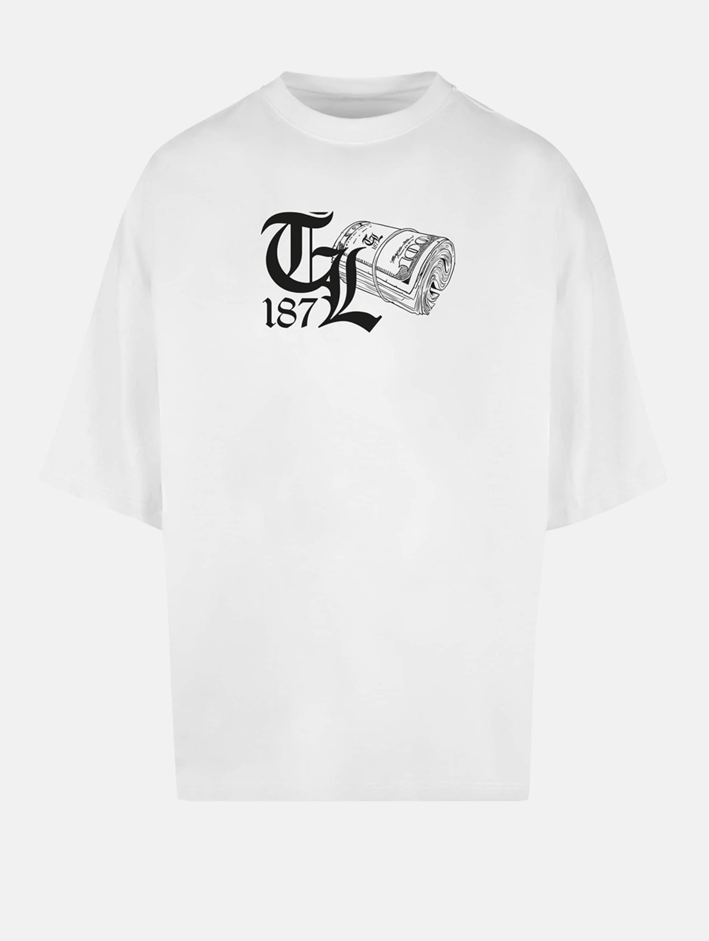 Thug Life T-Shirt Männer,Unisex op kleur wit, Maat S