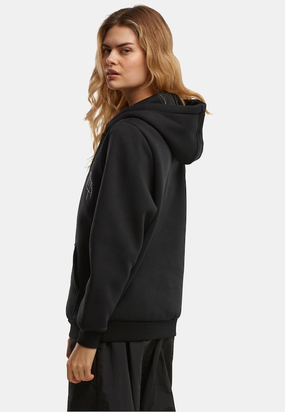 K Heart EMB Fluffy Hoody-1