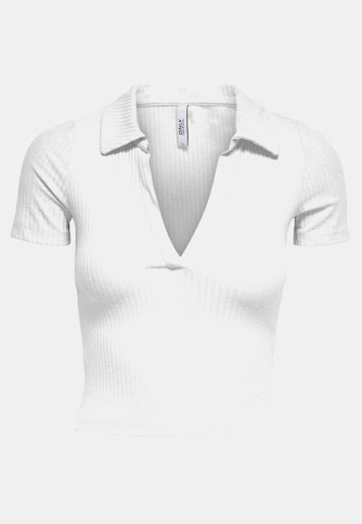 ONLY Damen Cropped Polo Shirt