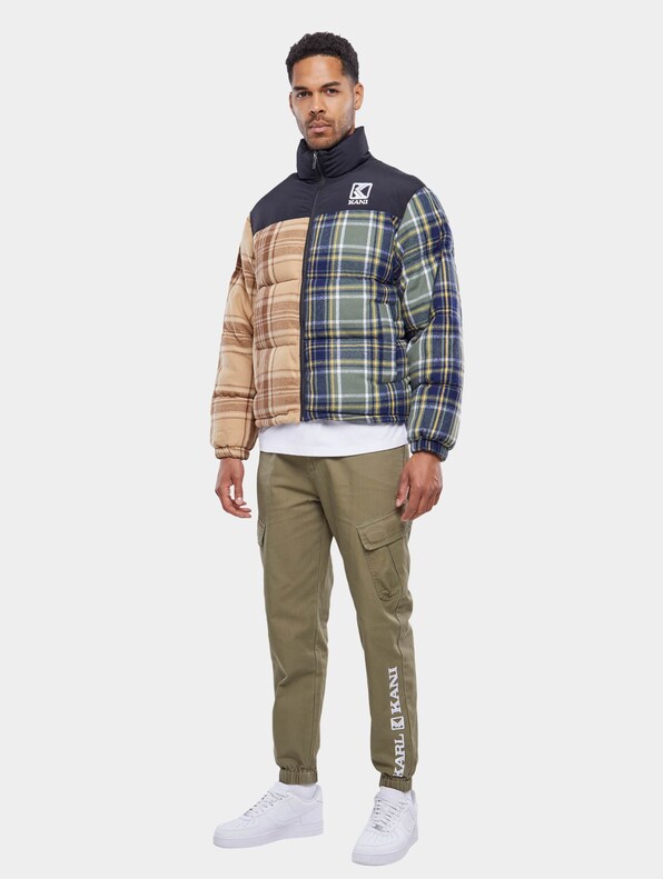 KK OG Flannel Block Puffer Jacket-3