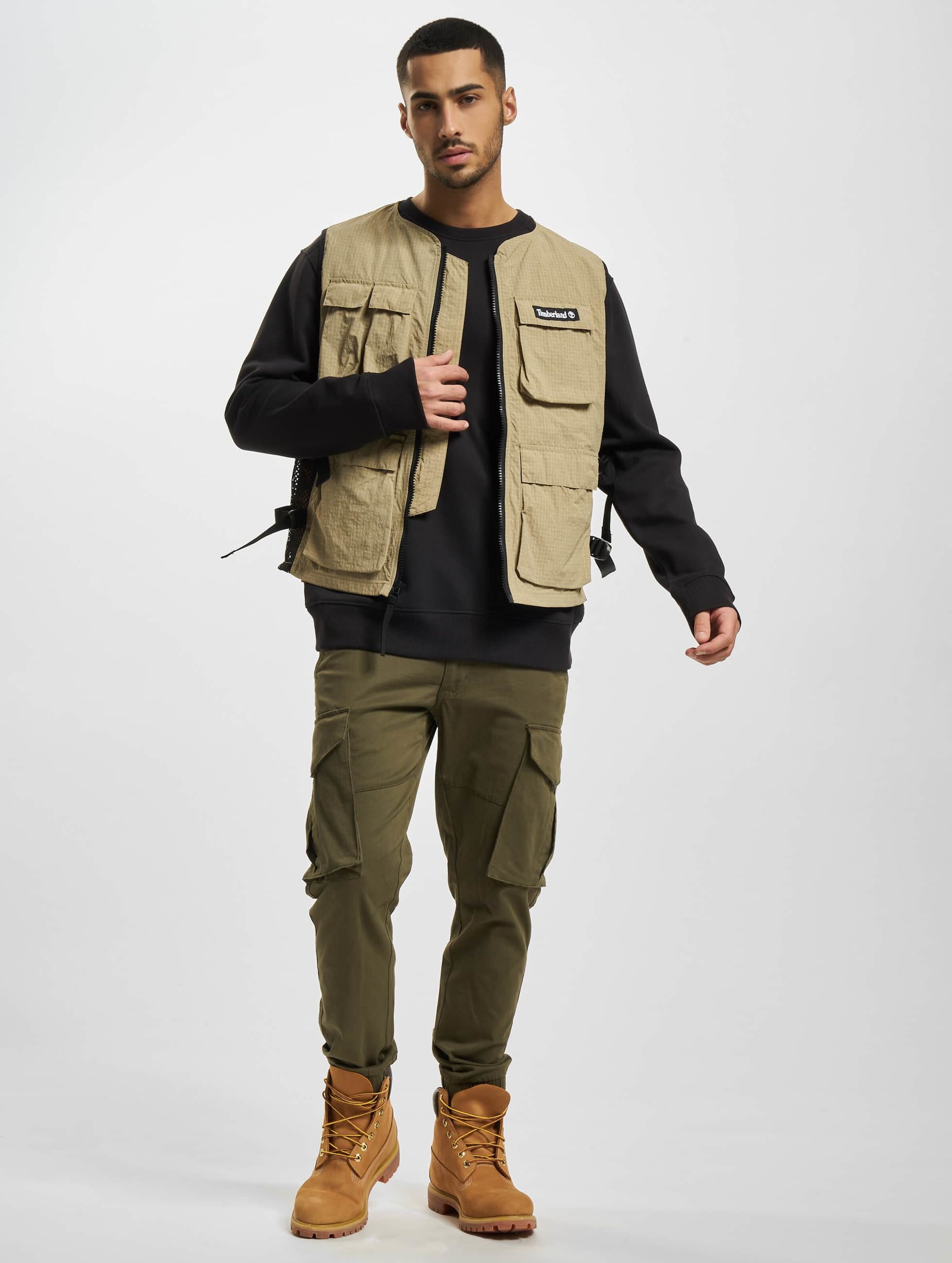 Designer utility store vest mens