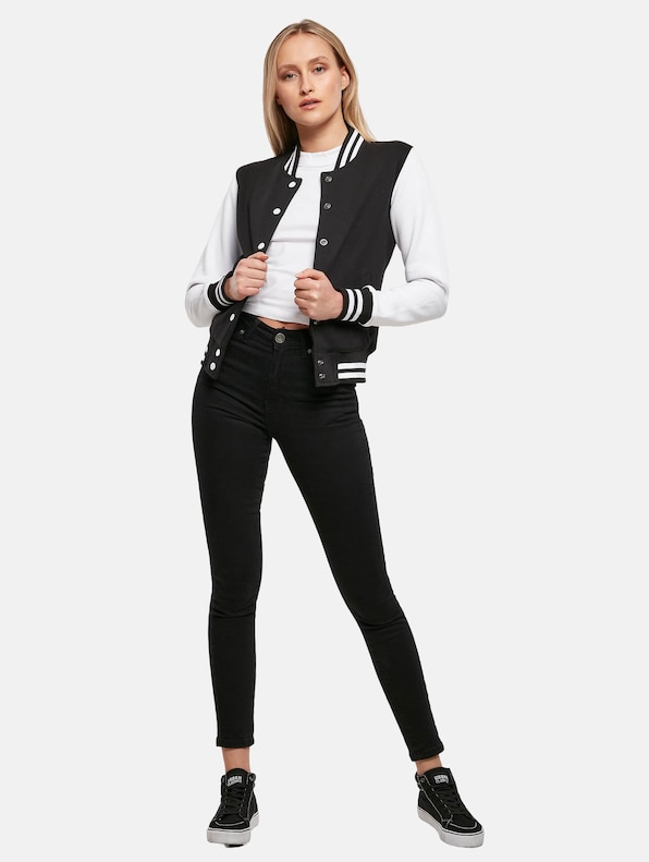 Ladies Sweat College Jacket-3