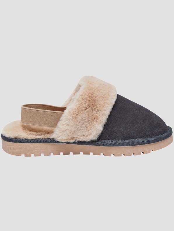 ROMIKA Kids Suede + Fake Fur Slipper-3