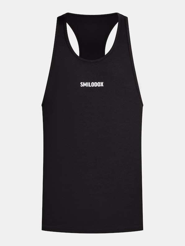 Smilodox Stringer Leno Modal Tank Tops-5