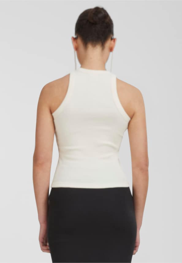 Ladies Racer Back Rib Top-1