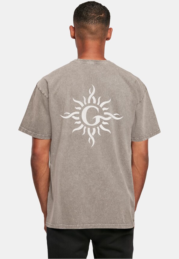 Godsmack - Lunar Phases Acid Washed Oversize -1