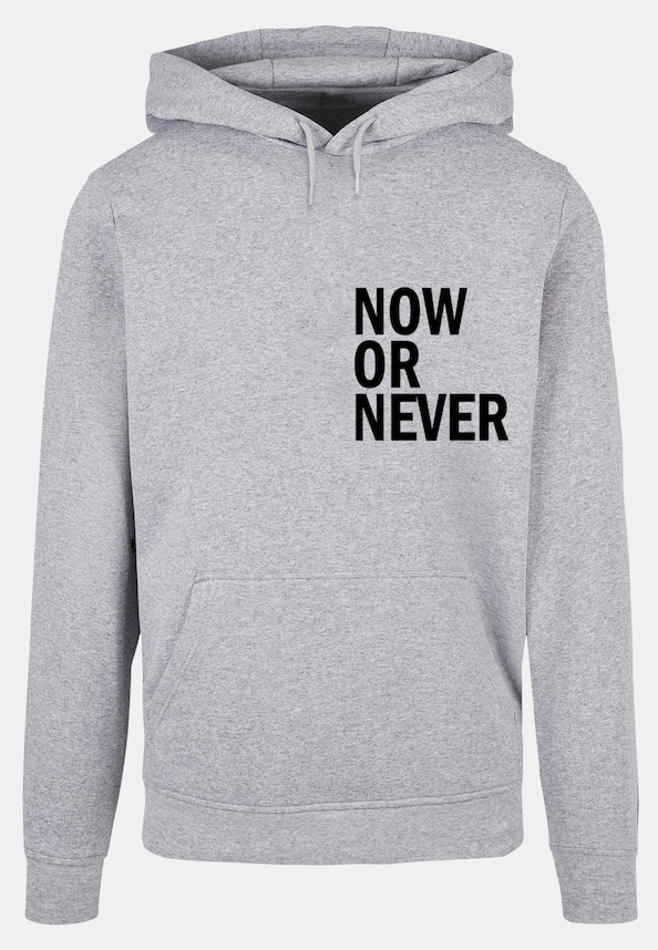 Now Or Never Basic Hoody-0