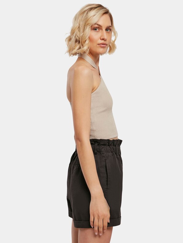 Ladies Rib Knit Crossed Neckholder-3