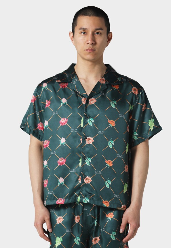 FRUIT MONOGRAM CUBAN  SHIRT-0