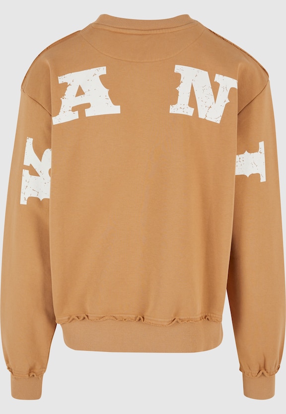 KM241-022-2 Karl Kani Small Signature Distressed Os Crew-4