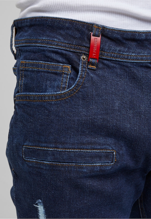 Oscar Ripped Slim Fit Jeans-5