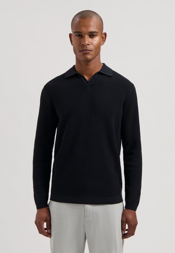 Kostas Knitted Polo-0