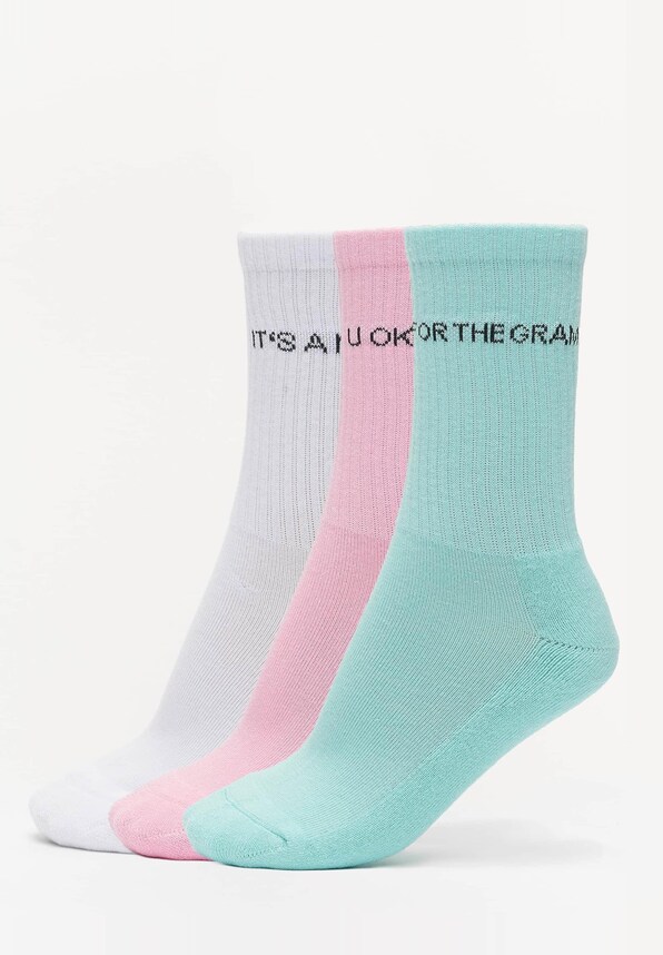 Wording Socks 3-Pack-6