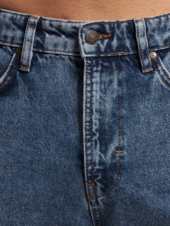 Small Signature Tape Five Pocket Denim Loose Fit-5