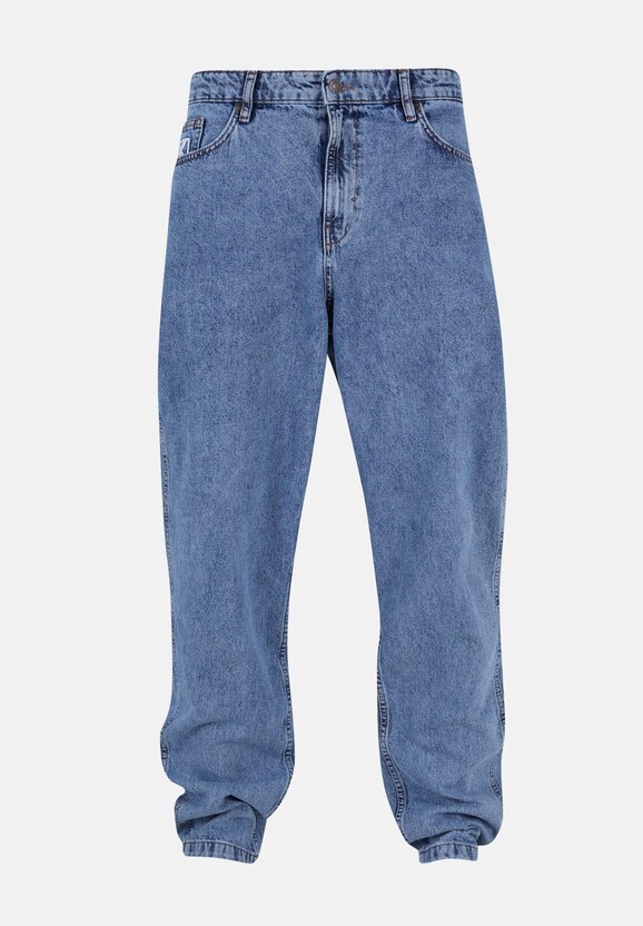 Small Signature Tape Five Pocket Denim Loose Fit-0