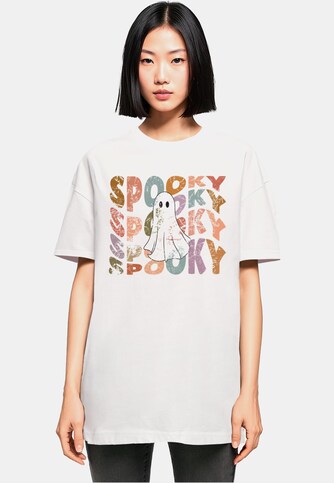 Ladies Halloween - Spooky Ghost Tee