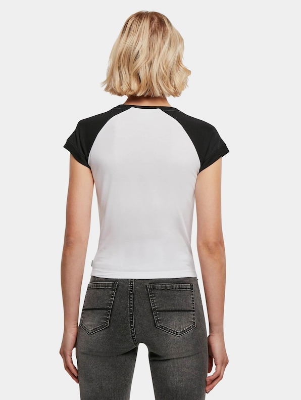Ladies Organic Stretch Short Retro Baseball-1
