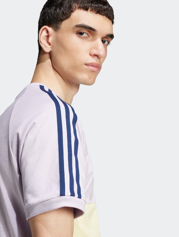 adidas Originals 3 Stripes Panel T-Shirts-2