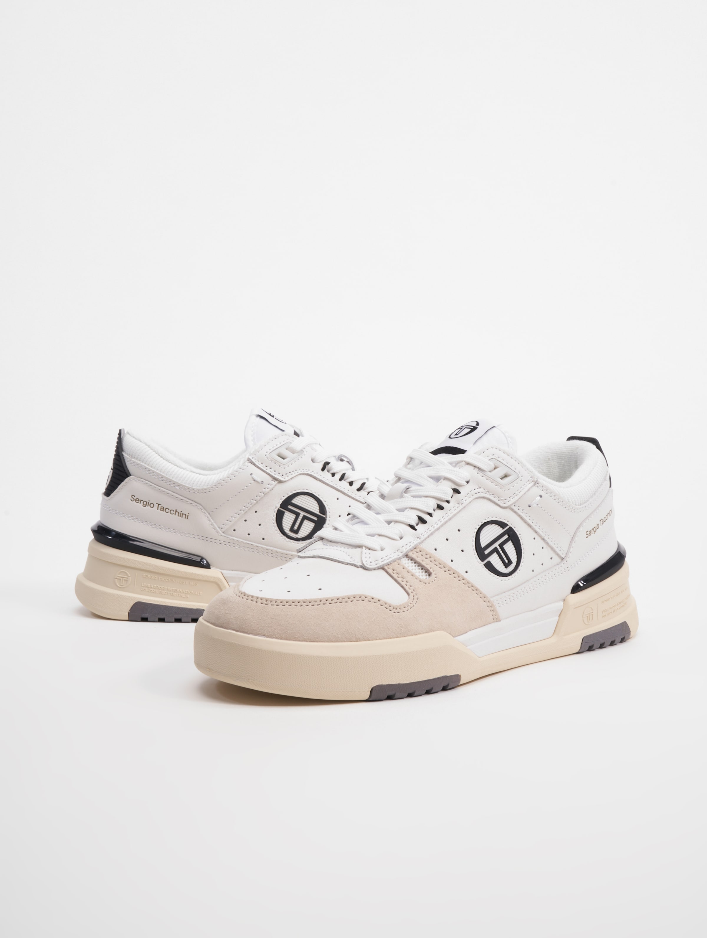 Sergio Tacchini BB Court Lo Sneakers Mannen op kleur wit, Maat 46