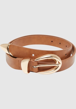 Chunky Buckle Loop Synthetic Leather