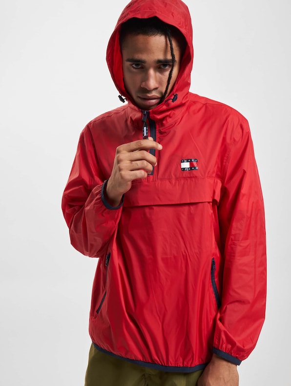 Tommy Jeans Pckable Tech Chicago Popover Windbreaker-0
