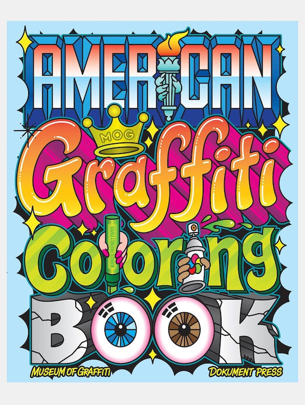 American Graffiti Coloring Book-0