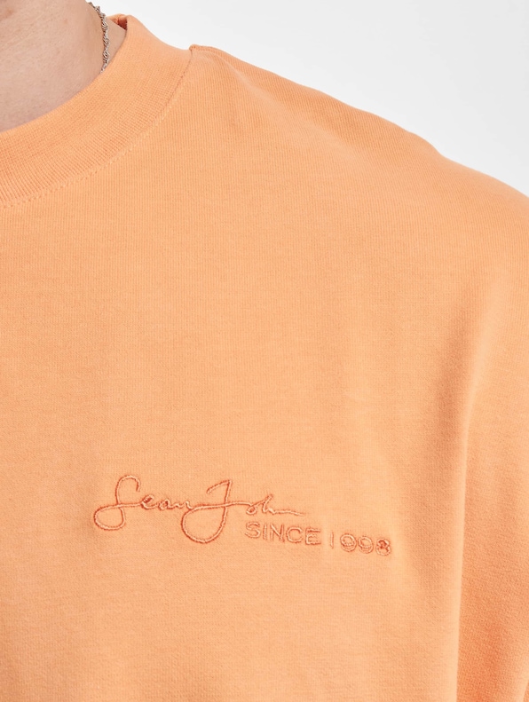Sean John Script Logo Backprint Peached T-Shirt-3